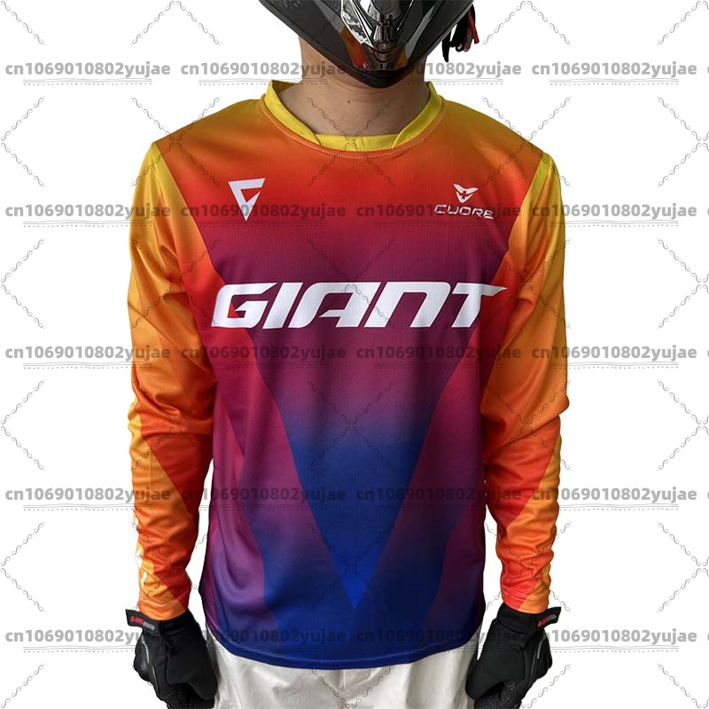 Crossfit Full Gear - Camisa de ciclismo gigante de manga