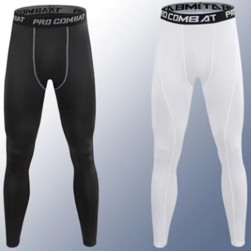 Crossfit Ga - Calças de Compressão Masculinas para Academia,