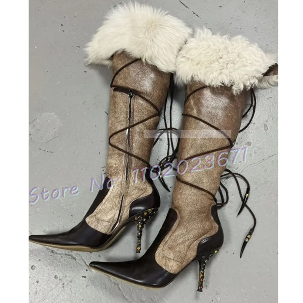 Pointy Fur Envoltório Botas Al - Crossfit Lady avaliação e preço