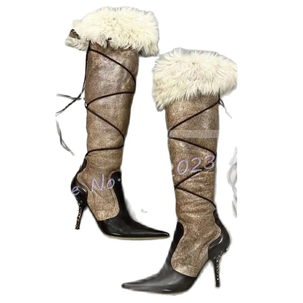 Pointy Fur Envoltório Botas Al - Crossfit Lady avaliação e preço