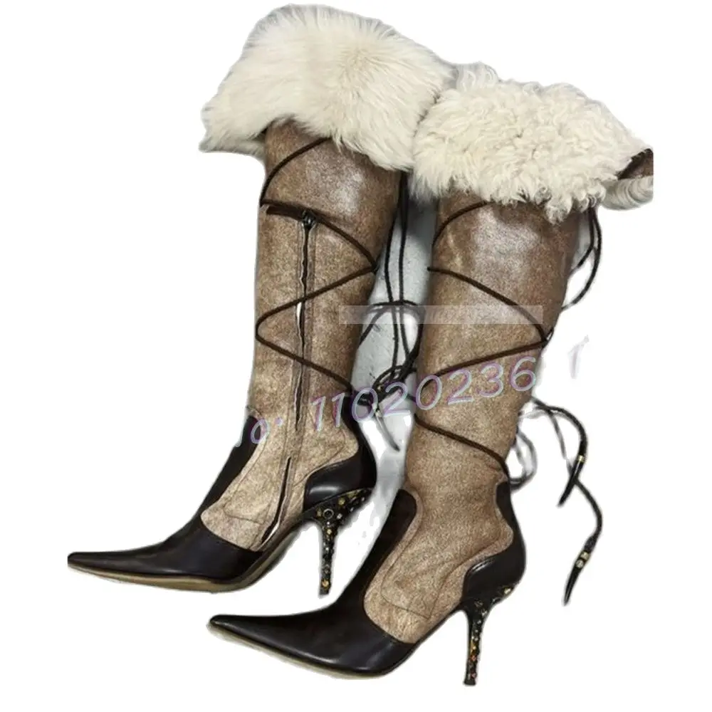 Pointy Fur Envoltório Botas Al - Crossfit Lady avaliação e preço